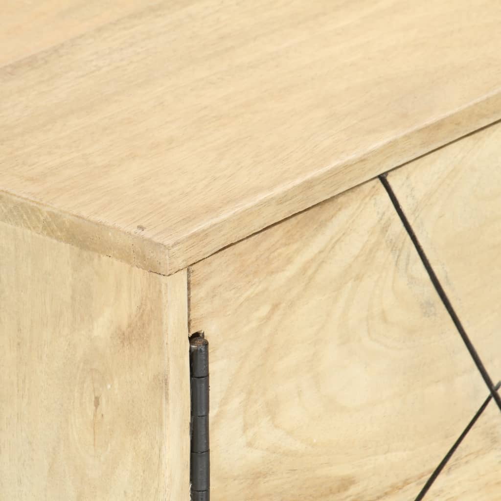 vidaXL Móvel de TV 140x30x40 cm madeira de mangueira maciça