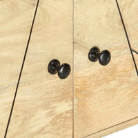 vidaXL Móvel de TV 140x30x40 cm madeira de mangueira maciça