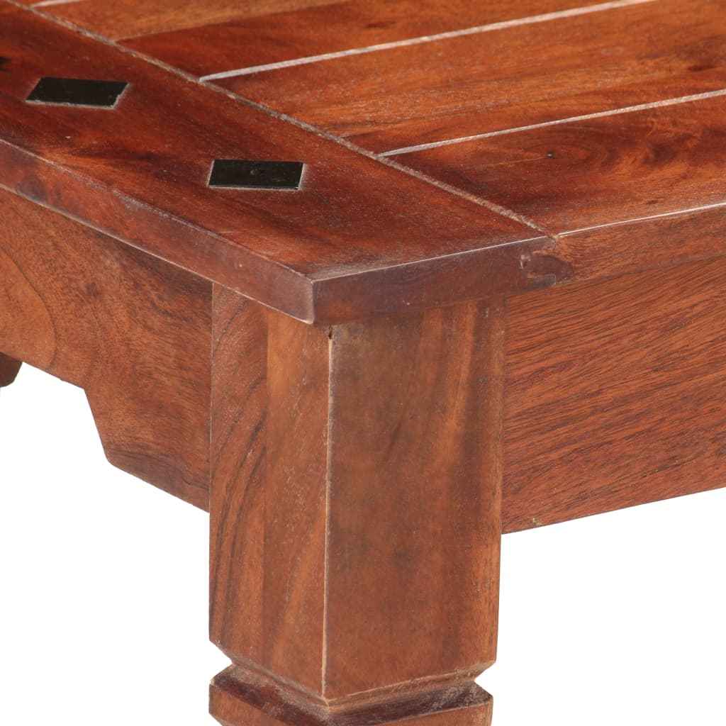 vidaXL Banco 110 cm madeira de acácia maciça