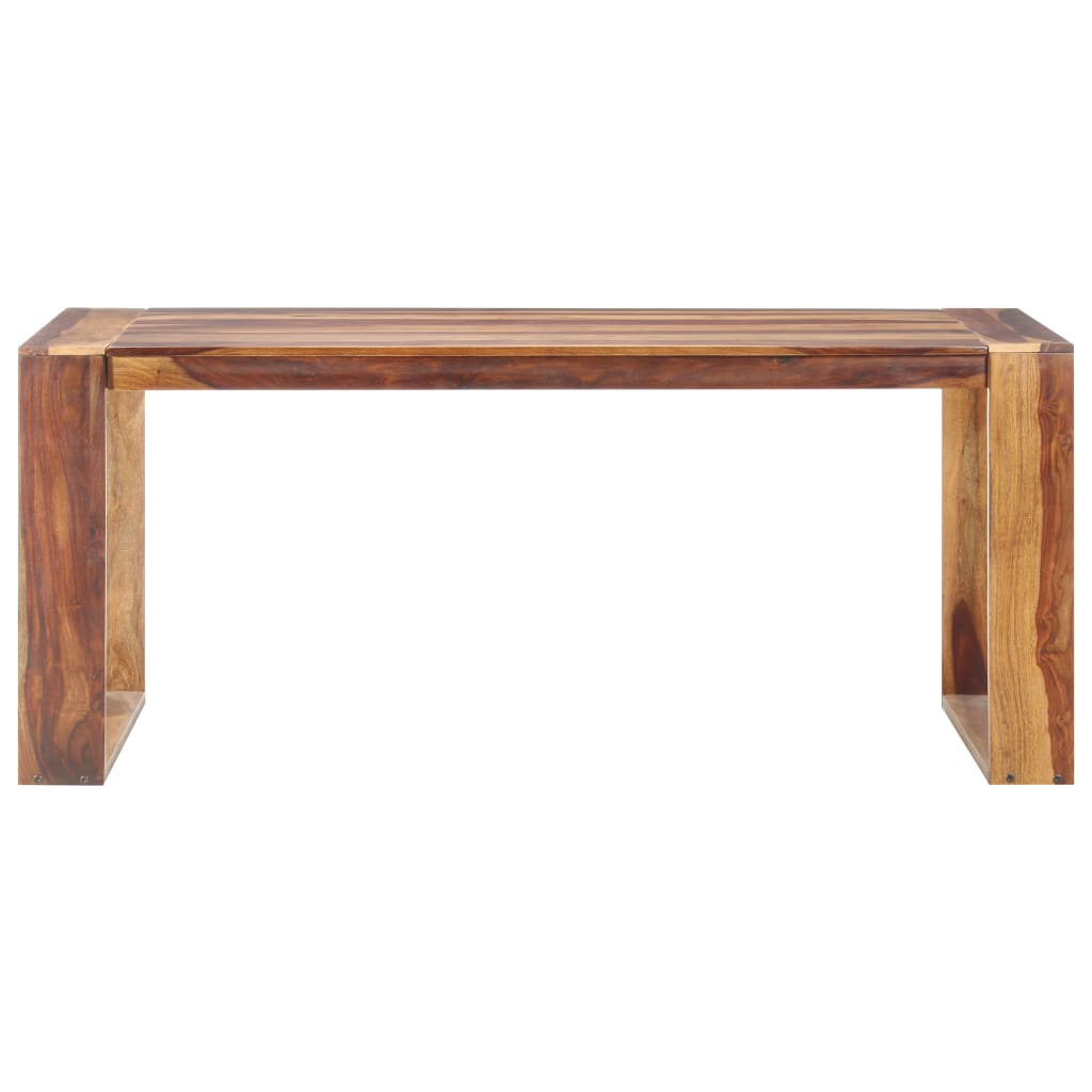 vidaXL Mesa de jantar 180x90x76 cm madeira maciça
