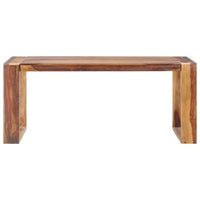 vidaXL Mesa de jantar 180x90x76 cm madeira maciça