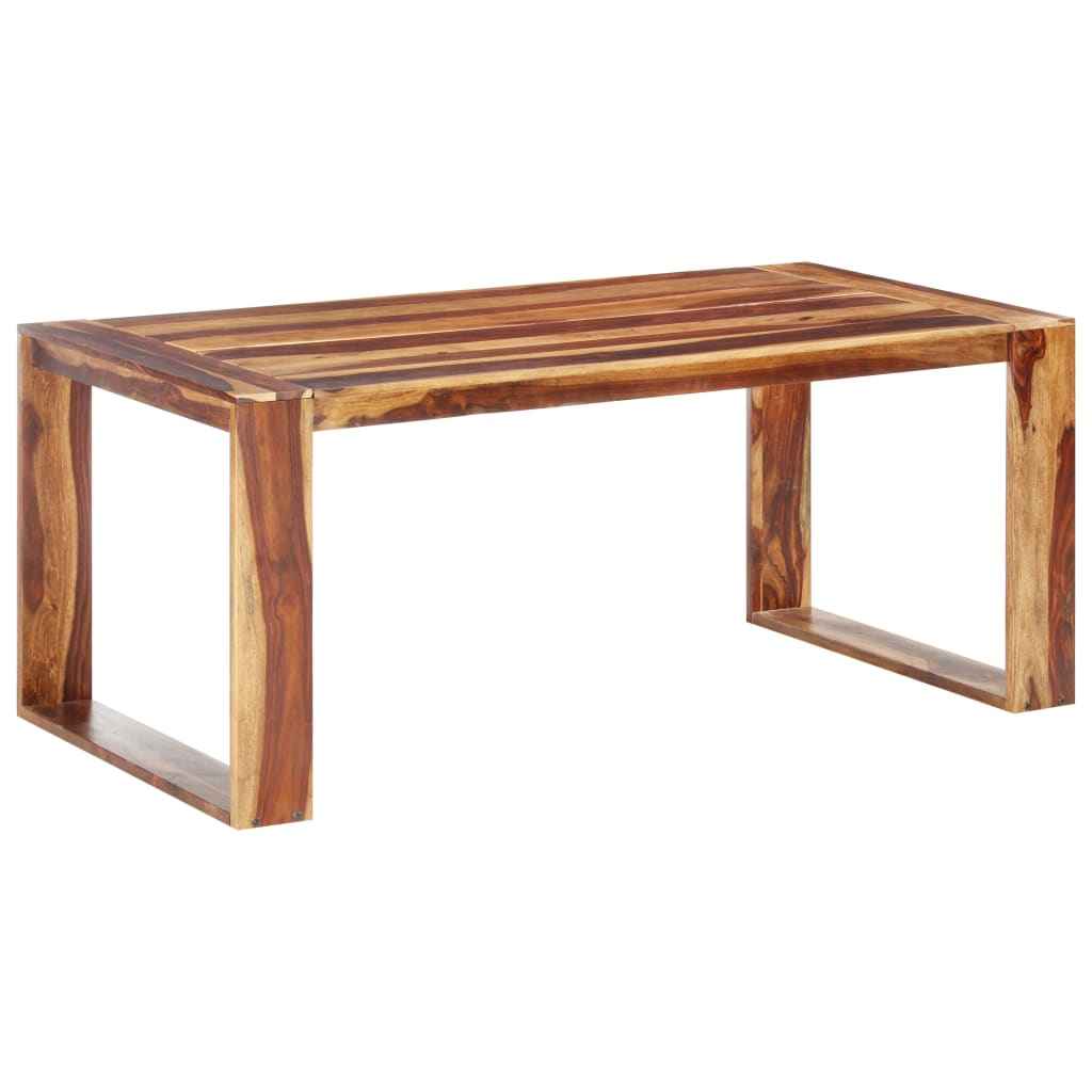 vidaXL Mesa de jantar 180x90x76 cm madeira maciça