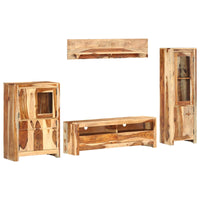 vidaXL Conjunto de unidade de TV Castanho 120 x 30 x 39 cm madeira