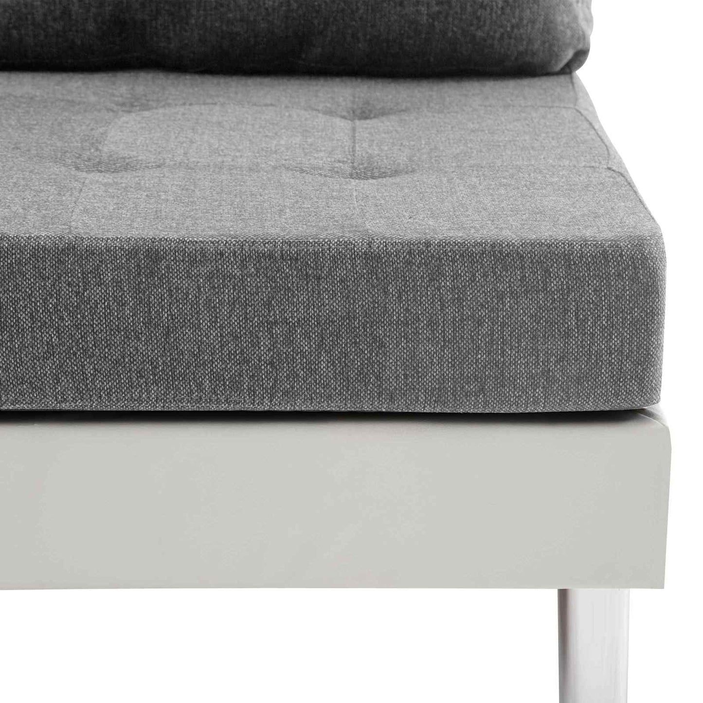 vidaXL Sofá Branco Couro Artificial