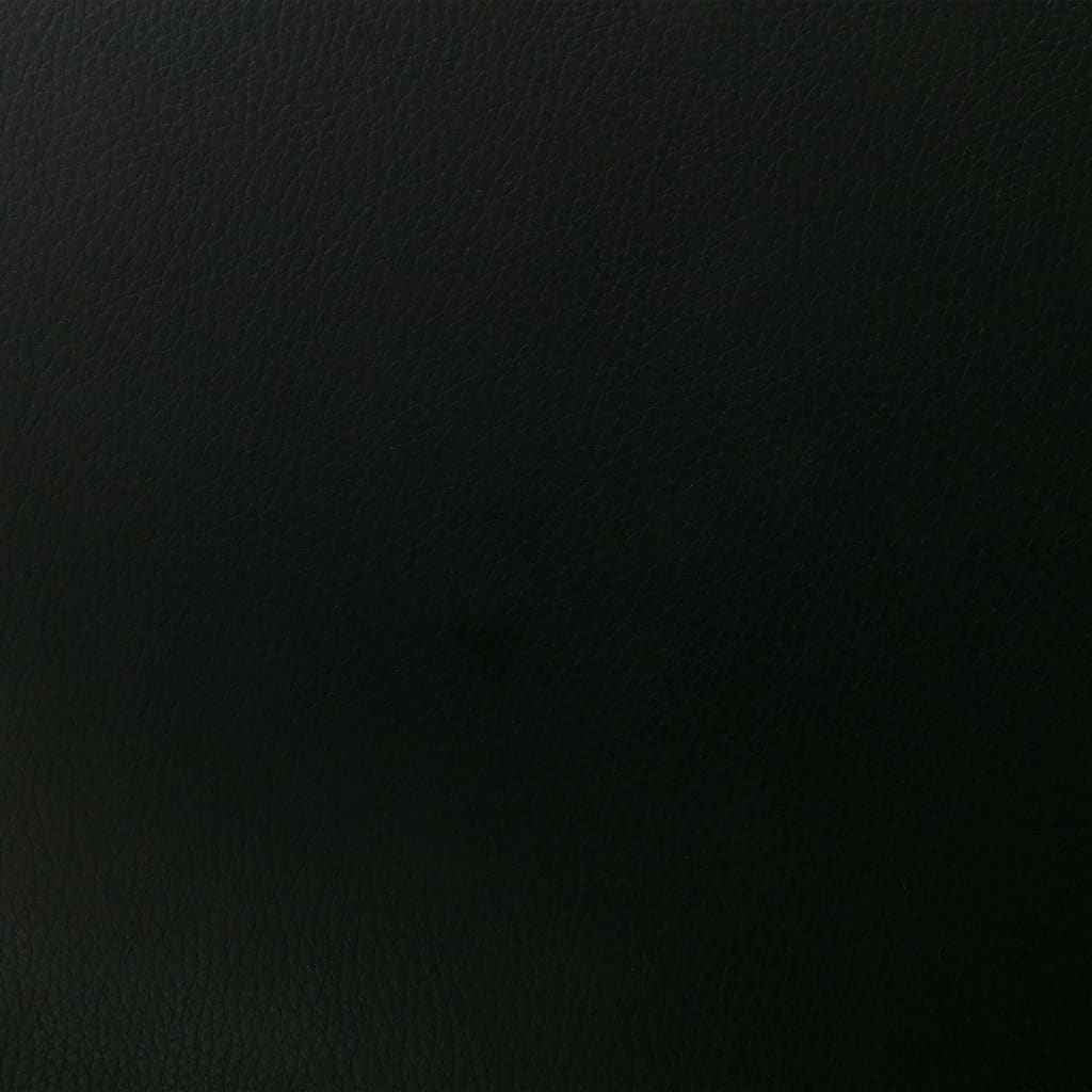 vidaXL Cadeira jantar giratória madeira curvada/couro artificial preto