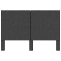 vidaXL Cabeceira de cama 160x200 cm tecido cinzento-escuro