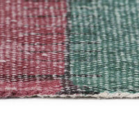 vidaXL Tapete Kilim tecido à mão 120x180 cm algodão padrão multicor