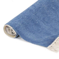 vidaXL Tapete Kilim tecido à mão 120x180 cm algodão padrão multicor