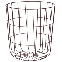 vidaXL Mesa de centro Ø 39,5 cm MDF cobre