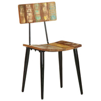 vidaXL Cadeiras de jantar 2 pcs madeira recuperada maciça