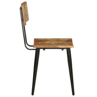 vidaXL Cadeiras de jantar 2 pcs madeira recuperada maciça