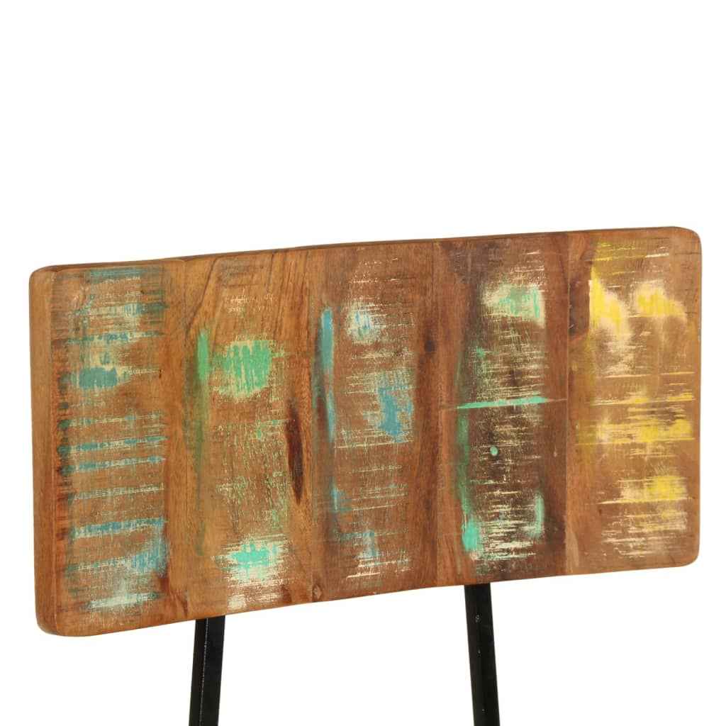 vidaXL Cadeiras de jantar 2 pcs madeira recuperada maciça