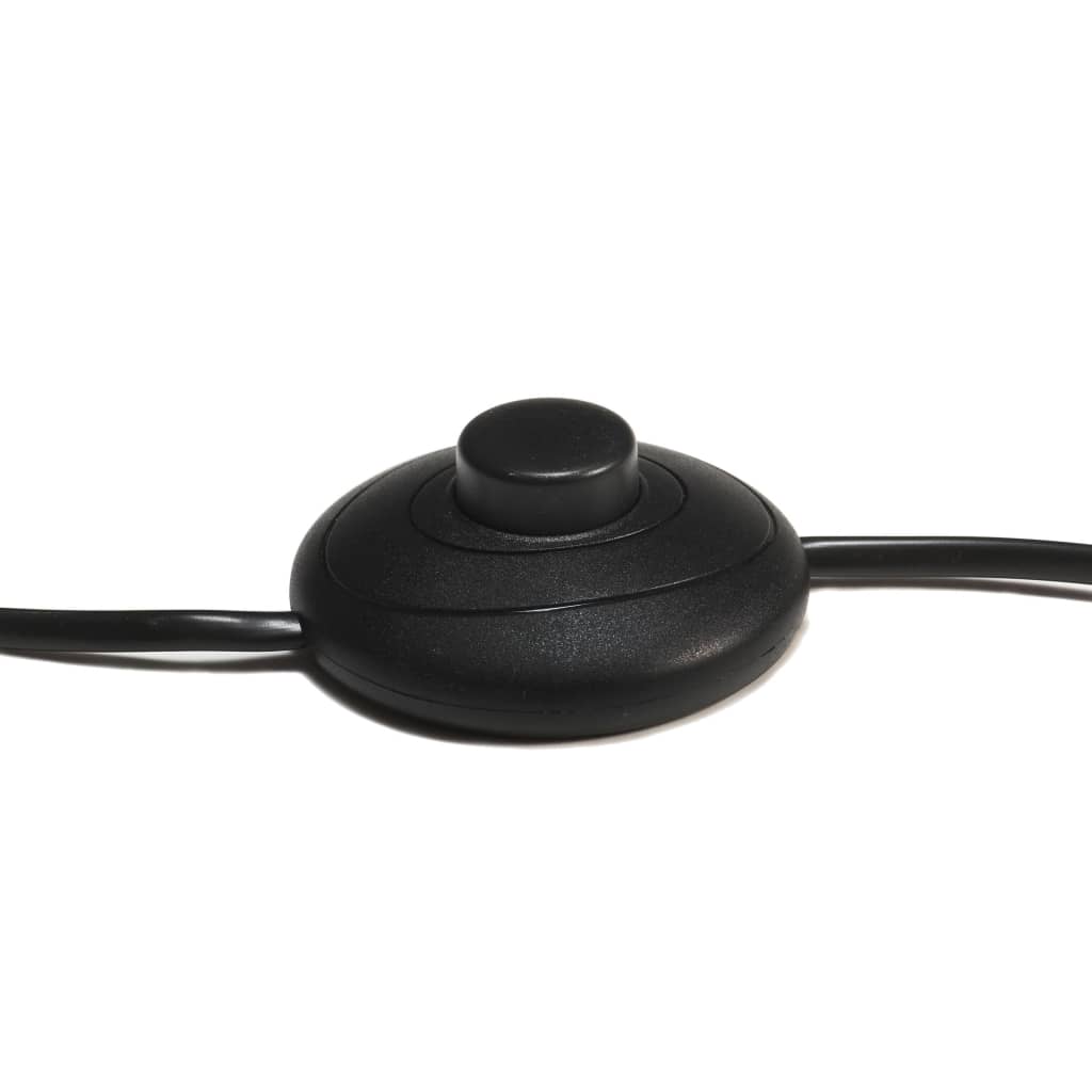 vidaXL Candeeiro de chão tripé 141 cm teca maciça castanho mel/branco