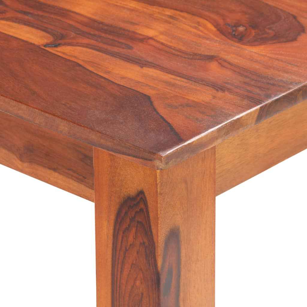 vidaXL Mesa de jantar 120x60x76 cm madeira maciça de acácia