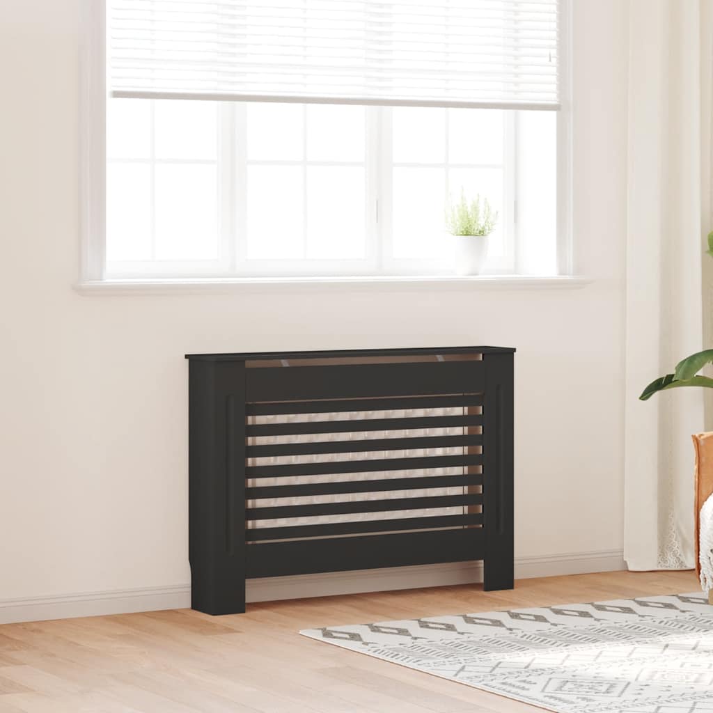 vidaXL Cobertura de radiador 112x19x81,5 cm MDF branco