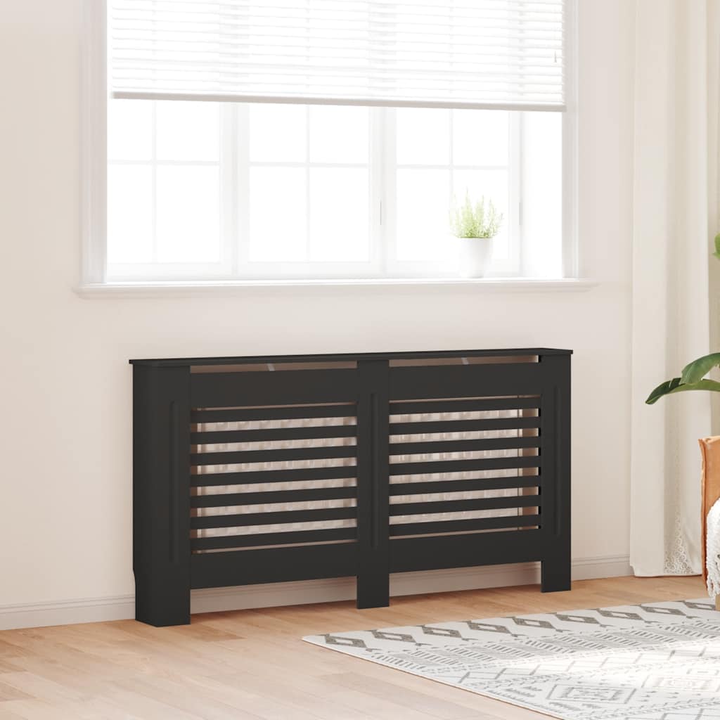 vidaXL Cobertura de radiador 112x19x81,5 cm MDF branco