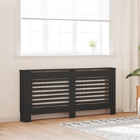 vidaXL Cobertura de radiador 112x19x81,5 cm MDF branco