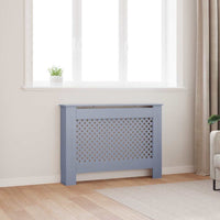 vidaXL Cobertura de radiador 112x19x81,5 cm MDF branco