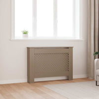 vidaXL Cobertura de radiador 112x19x81,5 cm MDF branco