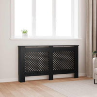 vidaXL Cobertura de radiador 112x19x81,5 cm MDF branco