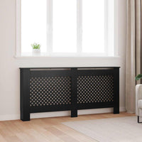 vidaXL Cobertura de radiador 112x19x81,5 cm MDF branco