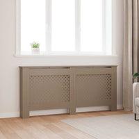 vidaXL Cobertura de radiador 112x19x81,5 cm MDF branco