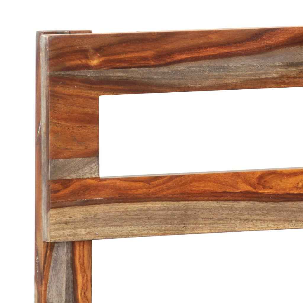 vidaXL Estrutura de cama sem colchão 200x200 cm madeira maciça