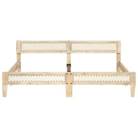 vidaXL Estrutura de cama 200 cm madeira de mangueira maciça