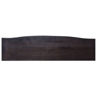 vidaXL Mesa consola 120x30x75cm mogno maciço castanho café preto-claro