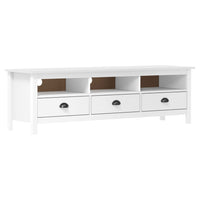 vidaXL Móvel de TV Hill 158x40x47 cm pinho maciço castanho mel