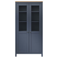 vidaXL Móvel alto Hill 85x37x170,5 cm pinho maciço cinzento