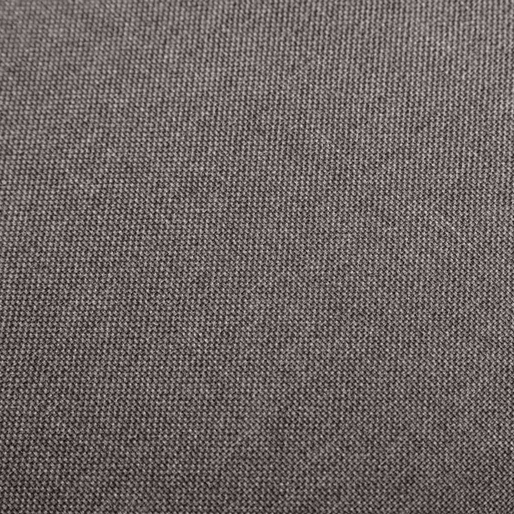 vidaXL Bancos de bar 2 pcs tecido cinzento-claro