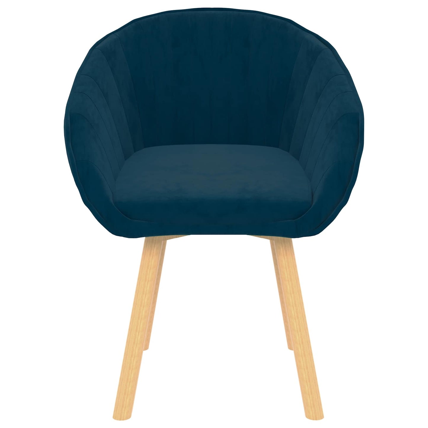 vidaXL Cadeira de jantar Azul 62 x 58 x 76 cm Veludo