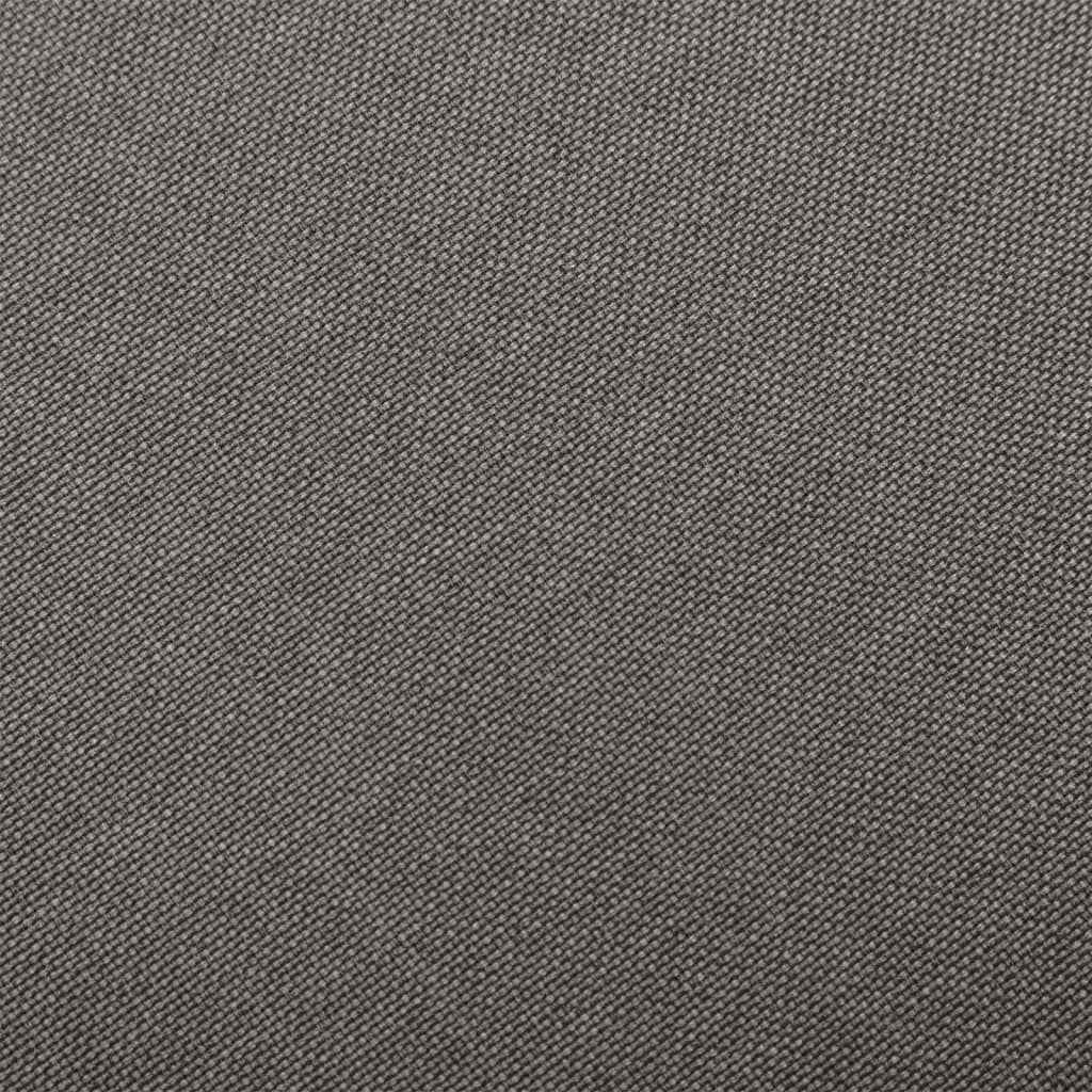 vidaXL Cadeira de baloiço tecido cinzento-claro