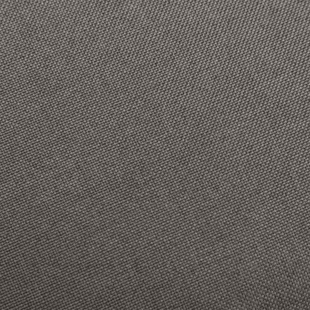 vidaXL Cadeira de baloiço tecido cinzento-claro