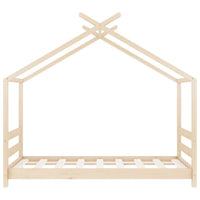 vidaXL Estrutura de cama infantil 70x140 cm madeira de pinho maciça