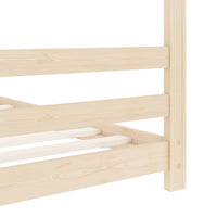 vidaXL Estrutura de cama infantil 70x140 cm madeira de pinho maciça