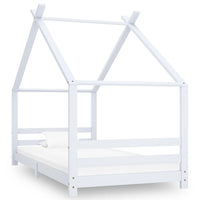 vidaXL Estrutura de cama infantil 70x140 cm madeira de pinho maciça