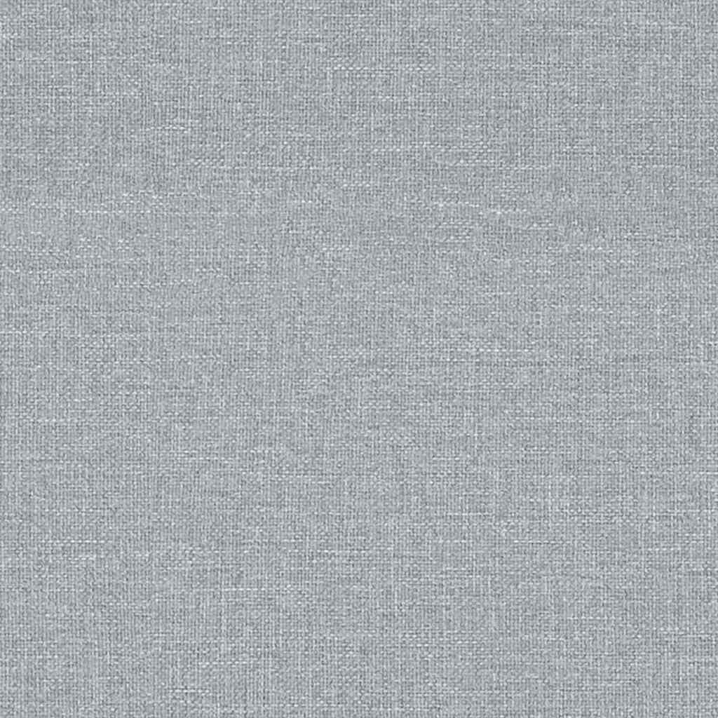 vidaXL Poltrona de massagens tecido cinzento-claro