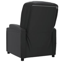 vidaXL Poltrona elevatória couro artificial branco nata