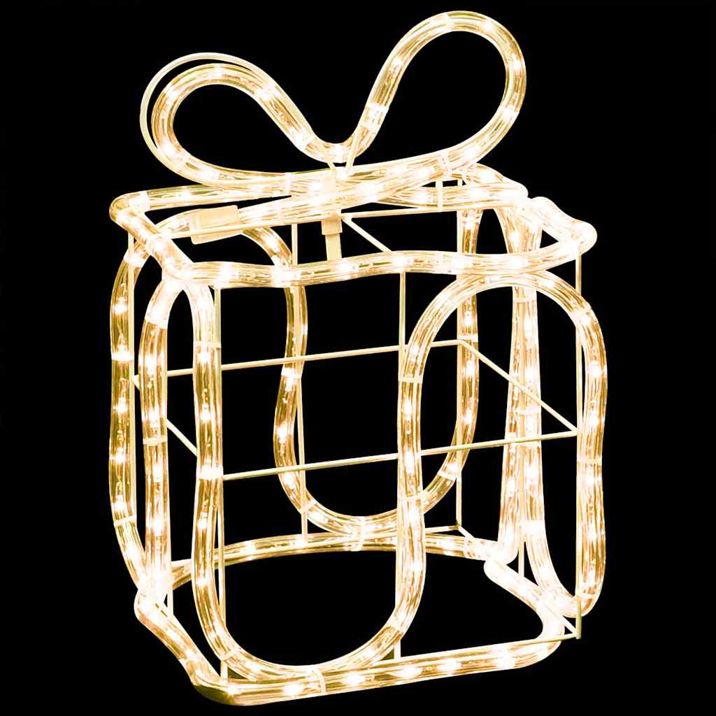 vidaXL Caixas presente de Natal com 180 luzes LED interior/exterior