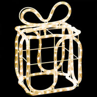 vidaXL Caixas presente de Natal com 180 luzes LED interior/exterior