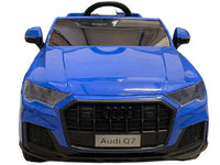 Audi Q7 elektrische kinderauto, 12 volt, rubber banden en meer!
