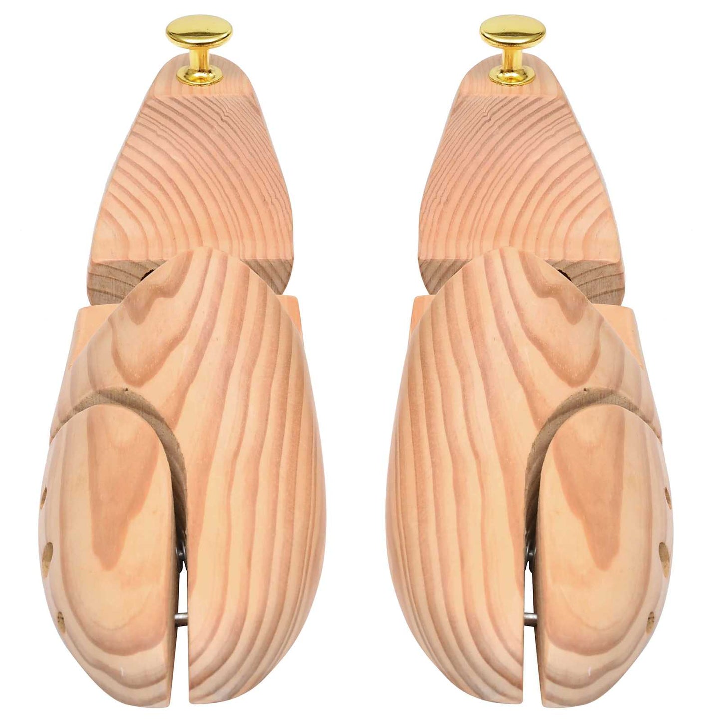 vidaXL Árvores para Sapatos 5 pcs Castanho 30,5 x 10 x 8 cm