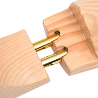 vidaXL Árvores para Sapatos 5 pcs Castanho 30,5 x 10 x 8 cm