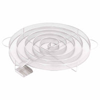 vidaXL Gerador de fumo frio redondo 19,5 cm aço inoxidável