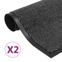 vidaXL Tapete controlo de pó retangular tufado 40x60 cm antracite