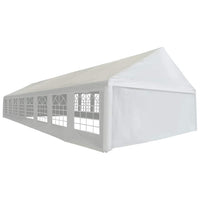 vidaXL Tenda para festas PE 6x16 m branco