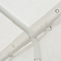 vidaXL Tenda para festas PE 6x16 m branco