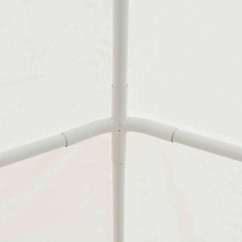 vidaXL Tenda para festas PE 6x16 m branco